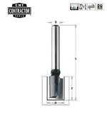 Фреза концевая CMT - contractor пазовая Z2/1 S8 x 40 D10 x 20 x 60 RH CMT K174-100
