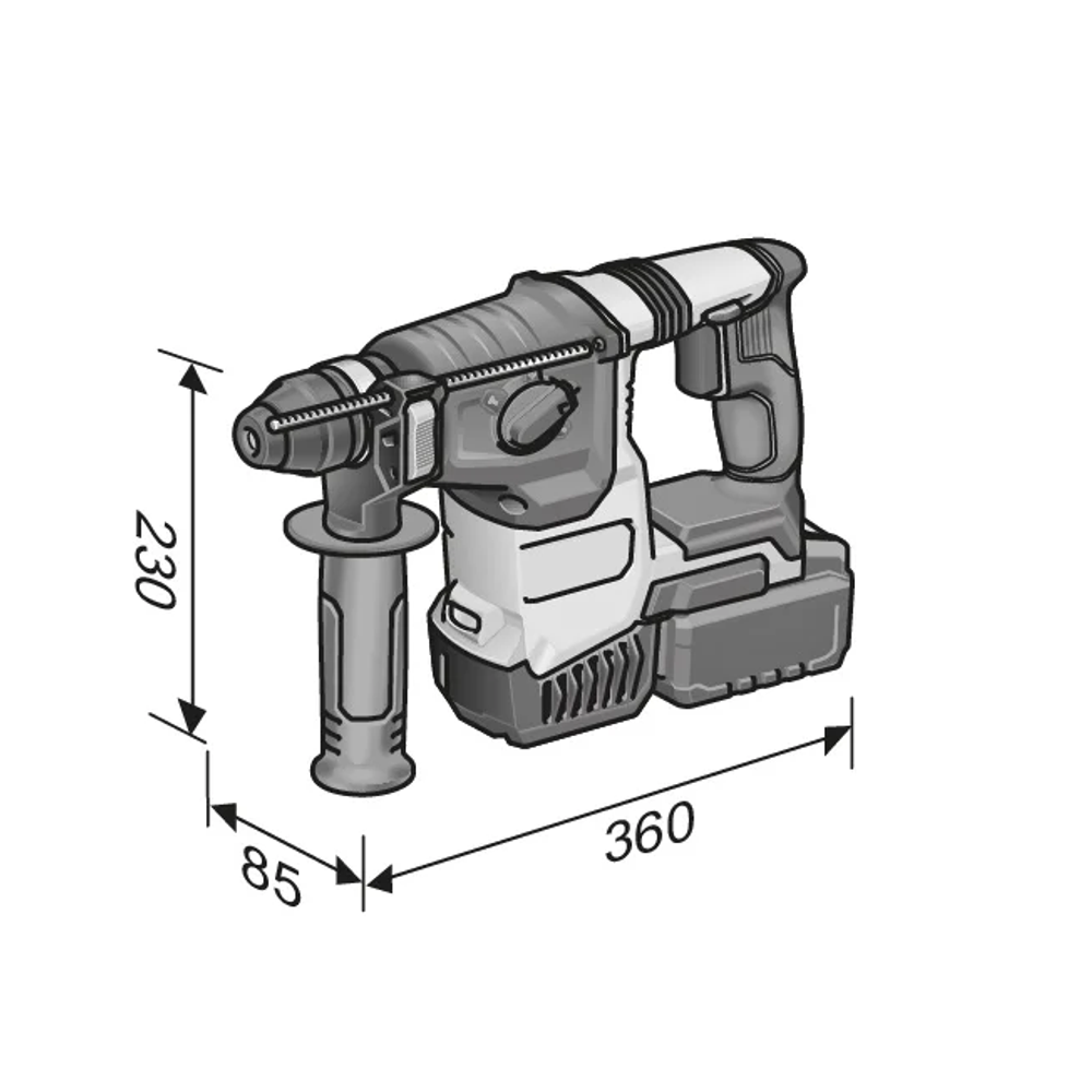 Новинка! Аккумуляторный перфоратор комбинированный FLEX CHE 2-26 18.0-EC C 491314