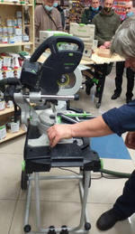 Торцовочная пила с протяжкой FESTOOL KAPEX KS 120 REB-Set-MFT с Многофункциональным столом MFT 576663