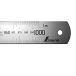 Новинка! Линейка дюймовая 1000 мм / 36 дюйм (шкала - в мм и дюймах) нержавеющая сталь Shinwa М00016583