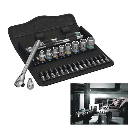 Новинка! Набор 28 предметов 8100 SA 8 Zyklop Metal Switch с трещоткой, реверс, 1 / 4 дюйм WERA WE-004018