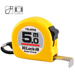 ХИТ! Рулетка японская TAJIMA HI LOCK 5 м / 19 мм цвет желтый H9P50MY