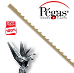 ХИТ! Пилки лобзиковые 12 шт Pegas по дереву N3 Super Skip 0.32х0.85х130ммх 14.8tpi 90.583 М00013417