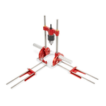 Новинка! Сверлильная стойка - наклонный кондуктор для дрели -60° / +60° Woodwork для быстрого соединения боковых, торцевых, Т-образных и L-образных соединений, мебели, изделий из дерева DGA-100