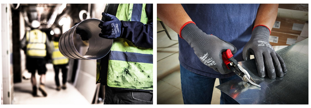 АКЦИЯ ФОКУС-ПЛЮС! Перчатки 12 пар с защитой от порезов 5 уровень Milwaukee Cut Level 5, размер L/9 4932471623