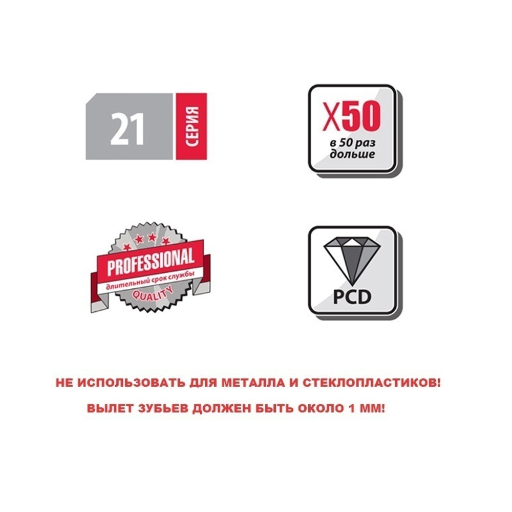 Новинка! Пильный диск с PCD зубьями 184 x 2,4 x 1,6 x 20 Z 8 эффективное пиление твёрдых абразивных материалов Woodwork 21.184.08