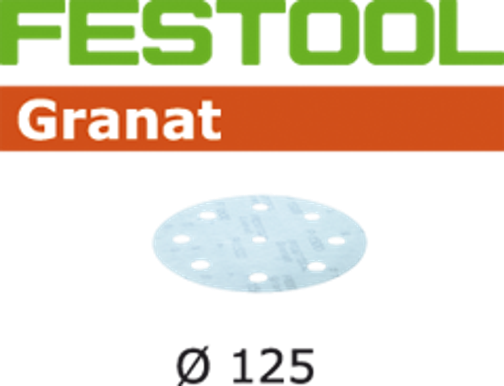 ХИТ! Комплект 100 шт Материал шлифовальный FESTOOL Granat P 400 STF D 125 /9 GR 100X 497177