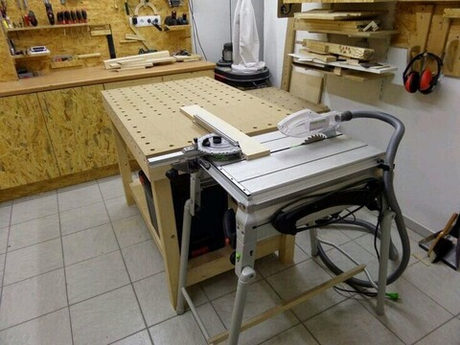 Многофункциональный стол для мастерской - идея стола Festool MFT 3