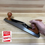 ХИТ! Рубанок N 5 Low Angle торцовочный прижим нержавеющая сталь 345 мм лезвие 50 мм T10 Luban М00022432