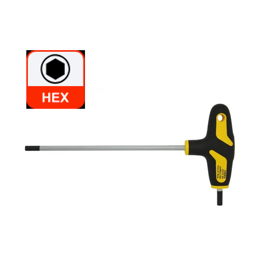 Новинка! Ключ HEX Т-образная ручка NAREX SW 10 х 185, 285 мм 831510
