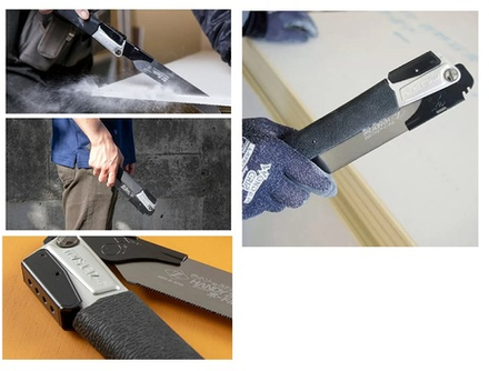 Новинка! Ножовка японская Kataba складная 200 мм для гипсокартона и панелей 15 TPI ZetSaw Z.18421