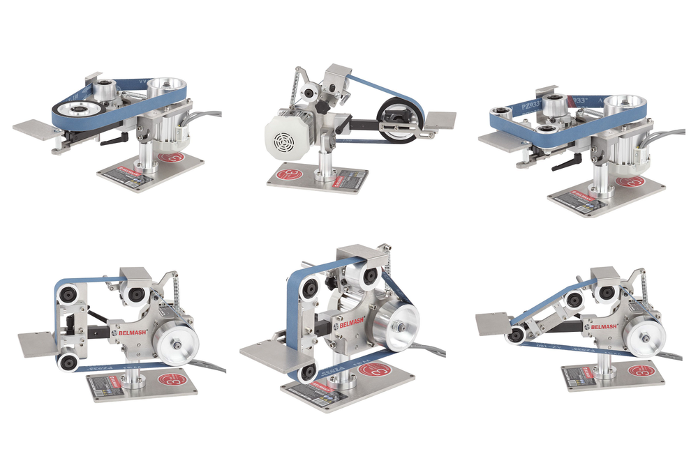 Новинка! Станок шлифовальный ленточный BELMASH BGM-301VS 220В 0,6 кВт, для радиусной шлифовки, выборки в древесине, обработки торцов, фасонных элементов, шлифовки и заточки инструмента S350A