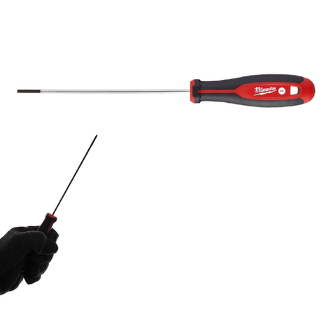 АКЦИЯ ЛЕТНИЕ ПОДАРКИ! Отвертка магнитная с трехгранной рукояткой SL 0,5 x 3 x 150 MILWAUKEE 4932471776