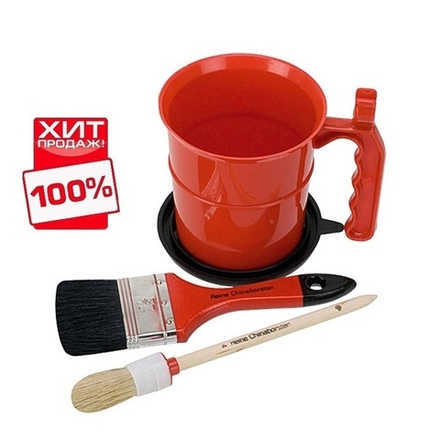ХИТ! Бачок / кружка для краски Osmo цвет красный 0,5 л 814501