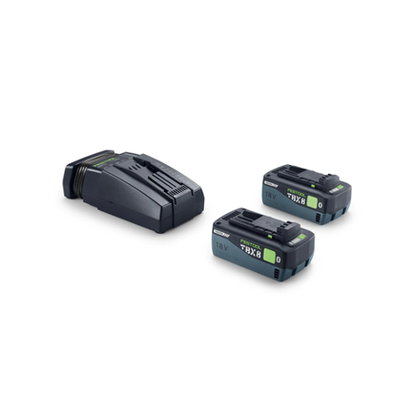 Новинка 2026! Энергокомплект стартовый FESTOOL 18V 2xTBX8/SCA16, ДВА Аккумулятора BP 18 TBX 8 ASI, Быстрозарядное устройство SCA 16 578892