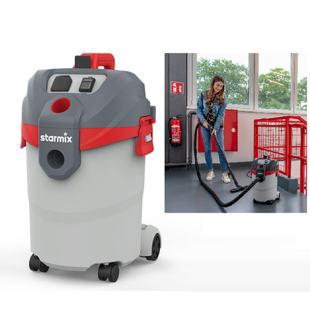 Новинка! Пылесос бытовой Starmix FLEXO APL 20-14 1,4 кВт, 20 л, класс L, Многофункциональный, Функция выдува воздуха, система очистки фильтра, возможность работы без мешка, для мастерской, гаража, стройки 110165