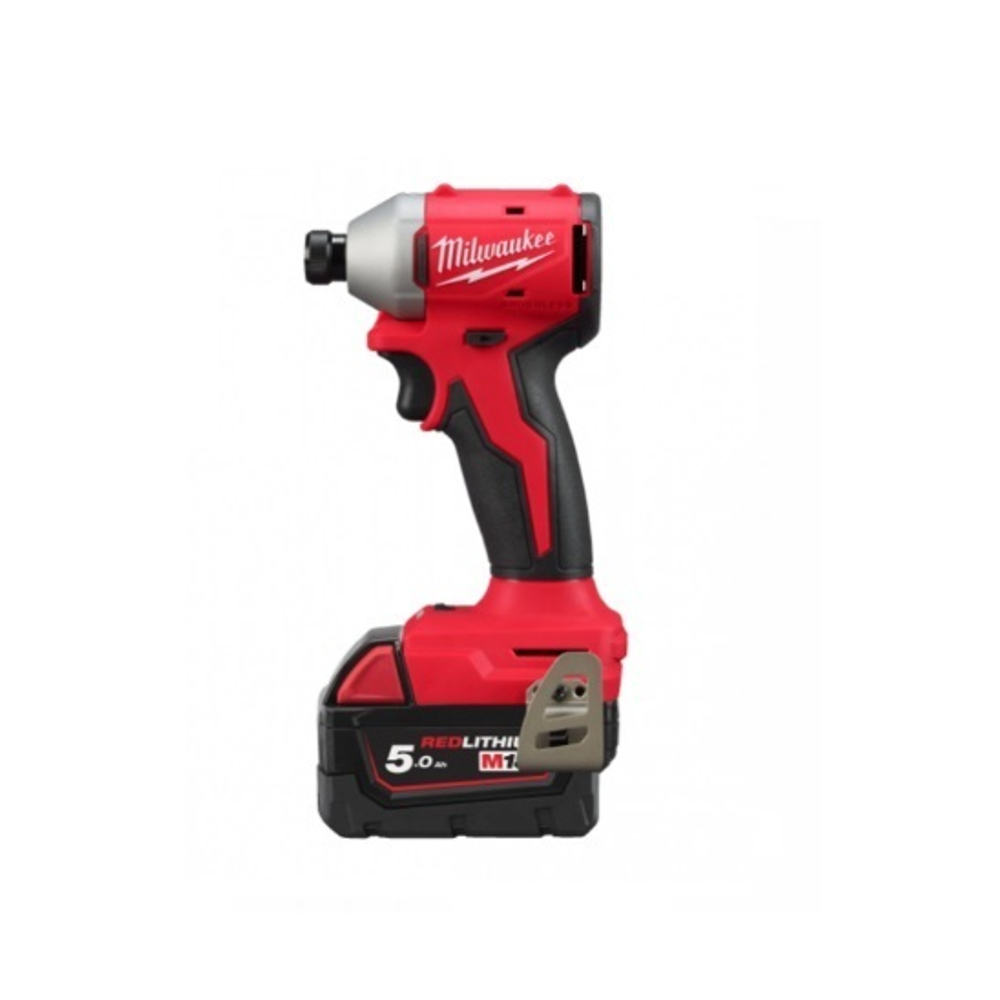 УДОБНЫЙ КОМПЛЕКТ! В кейсе M18 BLIDR-502X: Аккумуляторный Винтовёрт BLIDR-0X, 2 шт Аккумулятор B5 5.0 Ач, Зарядное устройство M12-18 FC MILWAUKEE 4933492843