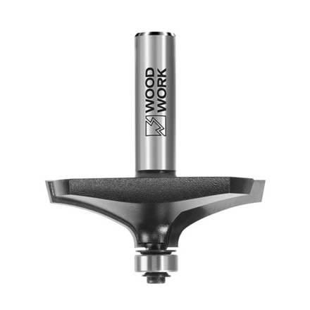 Фреза для края столешниц, плинтусов, наличников, перил D 44,5 I 6,35-11,1 L 60 S 12 мм Woodwork 941.1144.12