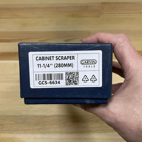 Цикля cтолярная N80 Cabinet Scraper (Стружок циклёвочный), 280 мм, лезвие 68 мм GARVIN SCS-6634