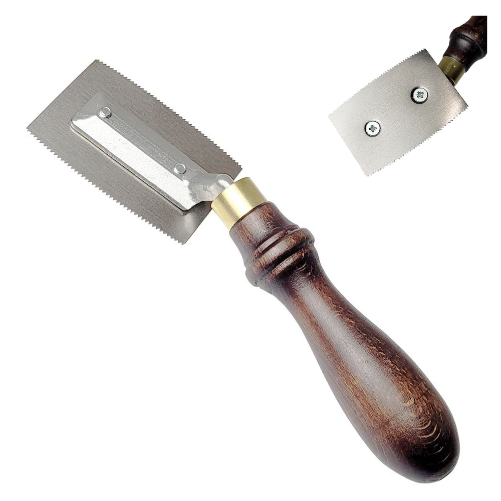 Новинка! Английская пила фанеровочная двусторонняя Crown 15tpi, Длина полотна 76 мм М00006042