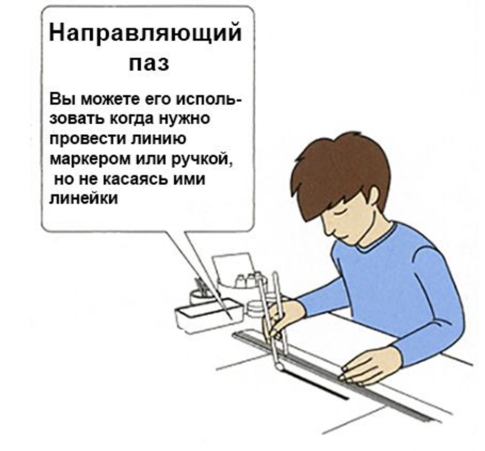 ХИТ! Линейка нескользящая алюминиевая Shinwa 30 см синяя 65415 М00009175