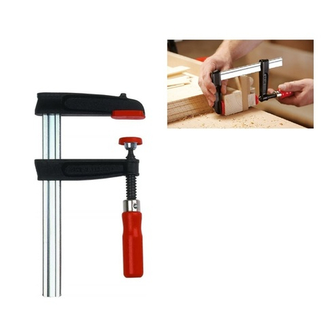 Новинка! Струбцина чугунная 400/120, 5.5 кН, деревянная ручка BESSEY BE-TPN40S12BE