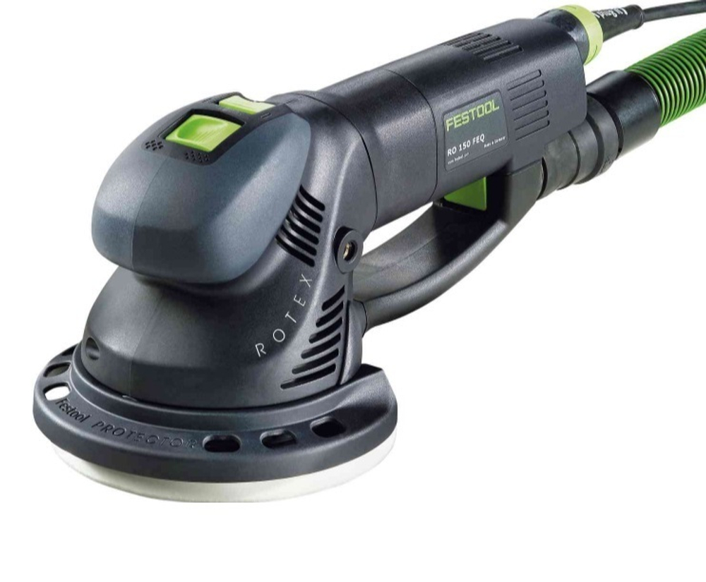 ХИТ! Эксцентриковая шлифовальная машинка с редуктором FESTOOL ROTEX RO 150 FEQ-Plus для грубого, тонкого шлифования и полирования в систейнере Systainer SYS3 M 237 576017