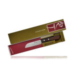 Нож японский Кухонный Поварской овощной Kanetsugu Special Offer, длина лезвия 90 мм, сталь AUS-8 / SUS410, 3 слоя, рукоять розовое дерево, заточка 5000 Tojiro 2000