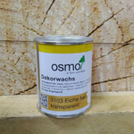 Прозрачная краска на основе цветных масел и воска Osmo 3103 Дуб светлый 0,125 л Dekorwachs Transparent для внутренних работ Osmo-3103-0,125 10100801