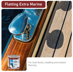 Новинка! Яхтный лак алкидно - уретановый 80 % Borma Flatting Extra Marine 0,75 л, глянцевый, высокоэластичный самогрунтующийся, для наружных и внутренних работ, отлично заполняет поры, для лодок, судов, палуб, обшивки яхт, деревянных настилов 3926