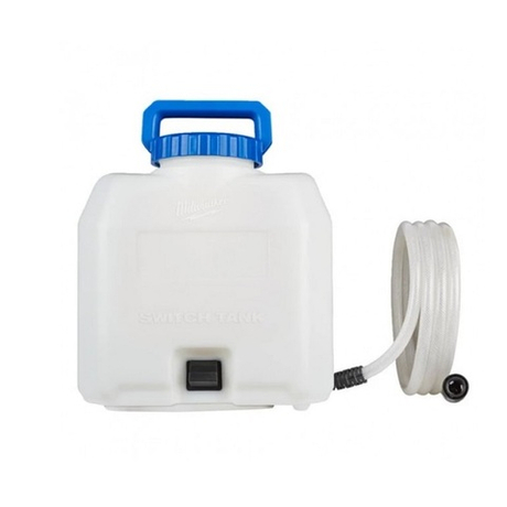 Новинка! Бак для воды к аккумуляторному опрыскивателю SWITCH TANK M18 BPFPWS-0 для подачи воды при мытье загрязненных поверхностей, при резки и сверлении бетона Milwaukee 4933464965