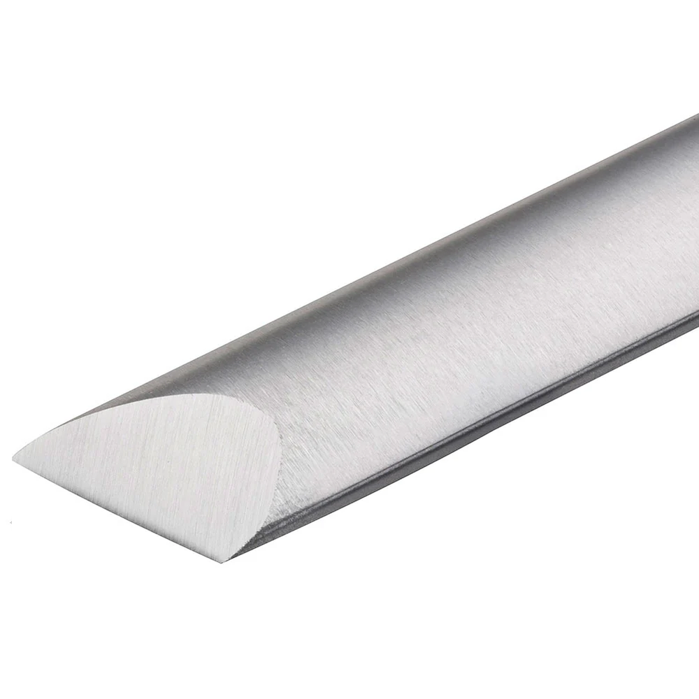 Новинка! Резец токарный Robert Sorby HSS Oval Skew Chisel, 13 мм (1 / 2 дюйм) Мейсель, Овальный профиль со скошенной фаской, для обработки цилиндров, подчистки торцов изделий, резки кривых, канавок, v-образных резов М00008967