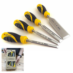 ХИТ! Набор столярных плоских стамесок 4 шт с ручкой Narex SUPER 2009 LINE PROFI 8, 10, 16, 32 мм в картонной коробке 860601