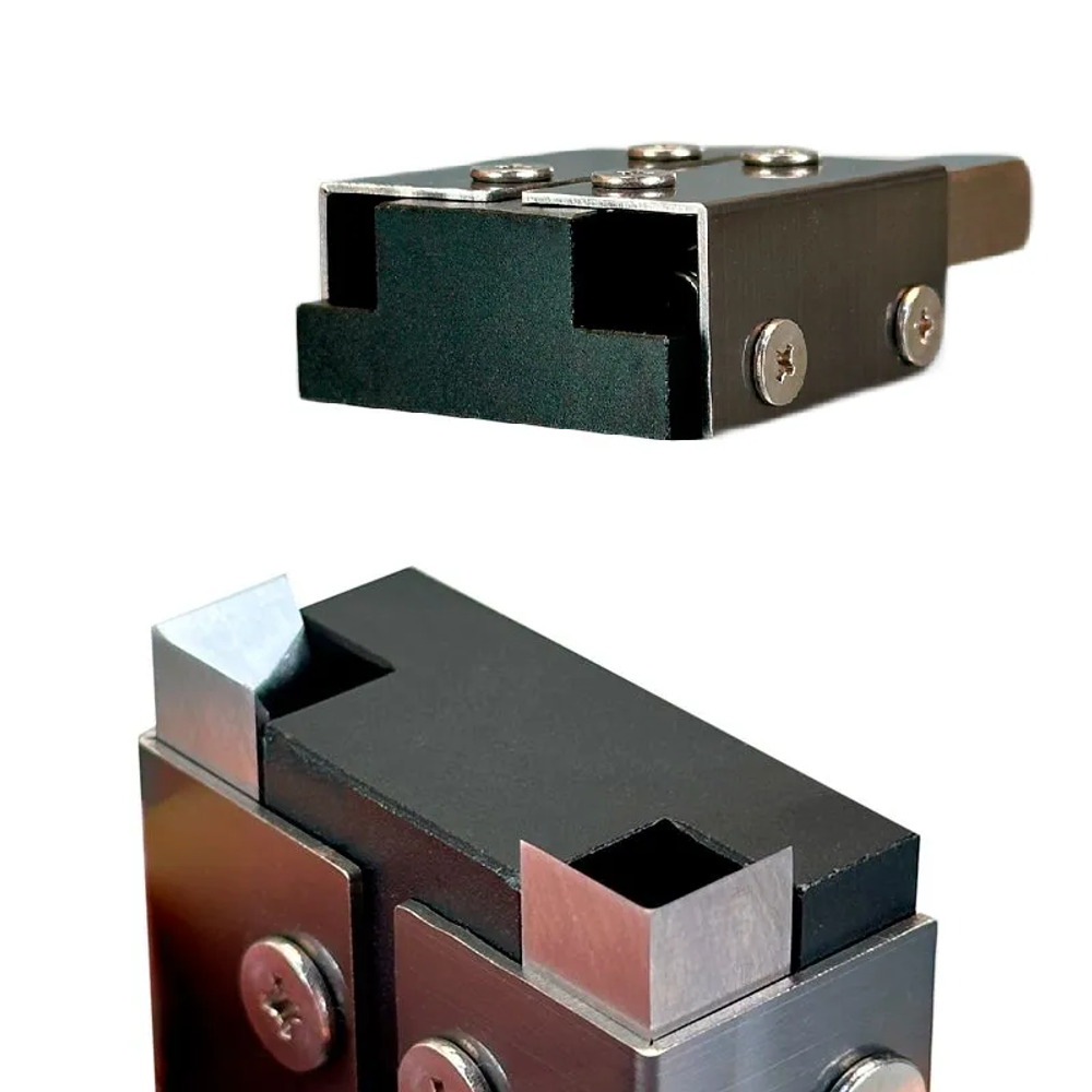 Новинка! Стамеска угловая Uniqtool Premium 69 x 45 x 21 мм двухсторонняя 2 ножа UTD0050