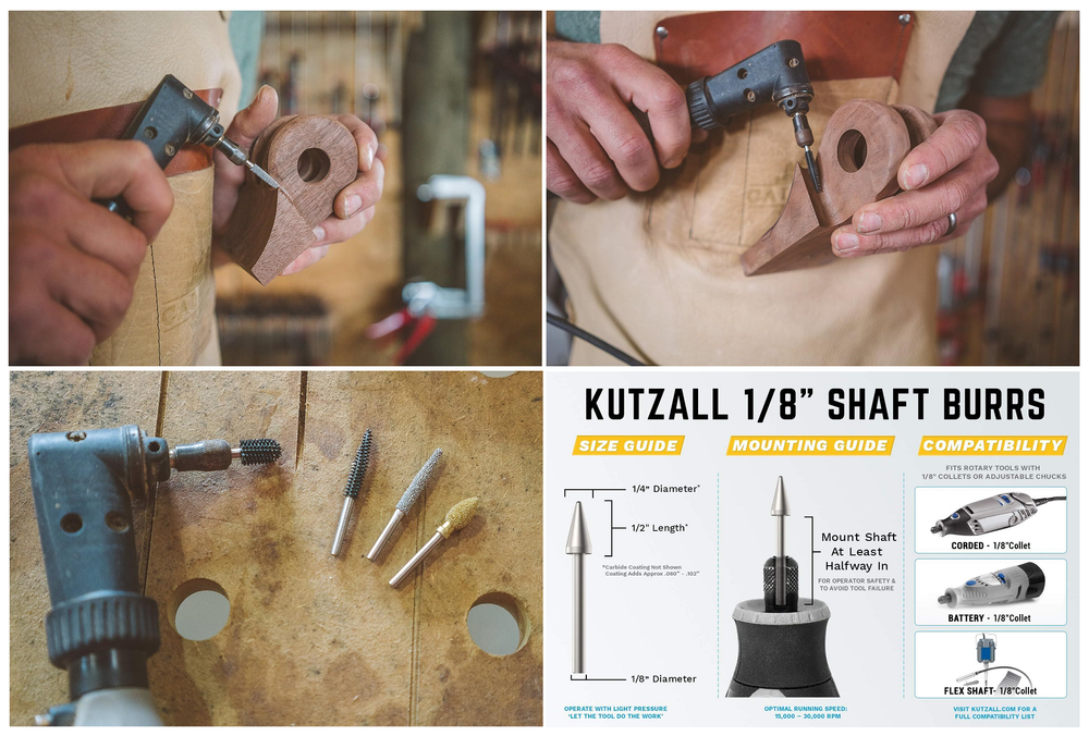 Новинка! Шлифовальная головка Kutzall Coarse (Original), конусная D 6,3 х 12,7 мм, хвостовик 3,1 мм М00017714