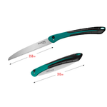 Новинка! Ножовка тип японский по дереву / пила складная KRAFTOOL Camp Fast 9, в сложенном виде 310 мм, полотно 250 мм, 9 TPI, сталь SK-5 для быстрого реза сырой древесины 15218