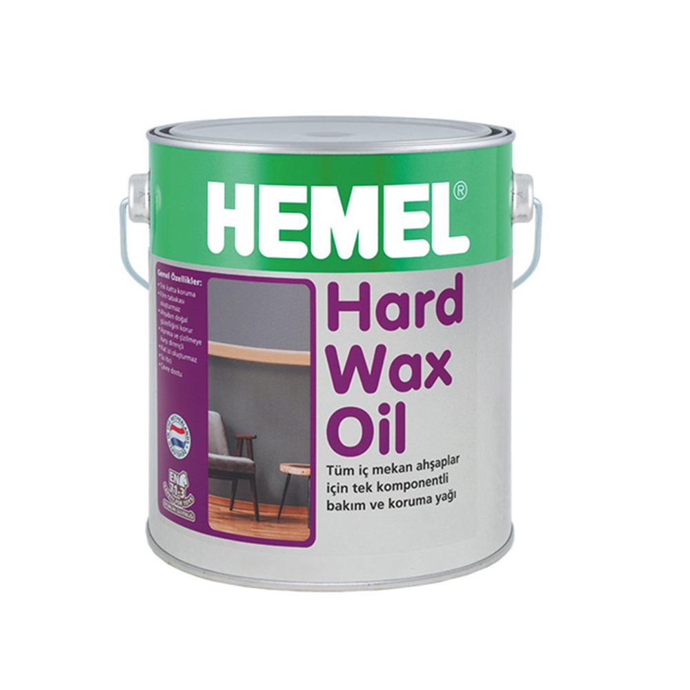 АКЦИЯ ВРЕМЯ ПОКУПАТЬ! Масло с твёрдым воском HEMEL Hardwax Oil 3014H цвет Каштан, 2,5 л для внутренних работ 301425