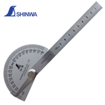 ХИТ! Угломер D 90 мм х 100 мм c одной линейкой N19 Shinwa 62480 М00015763
