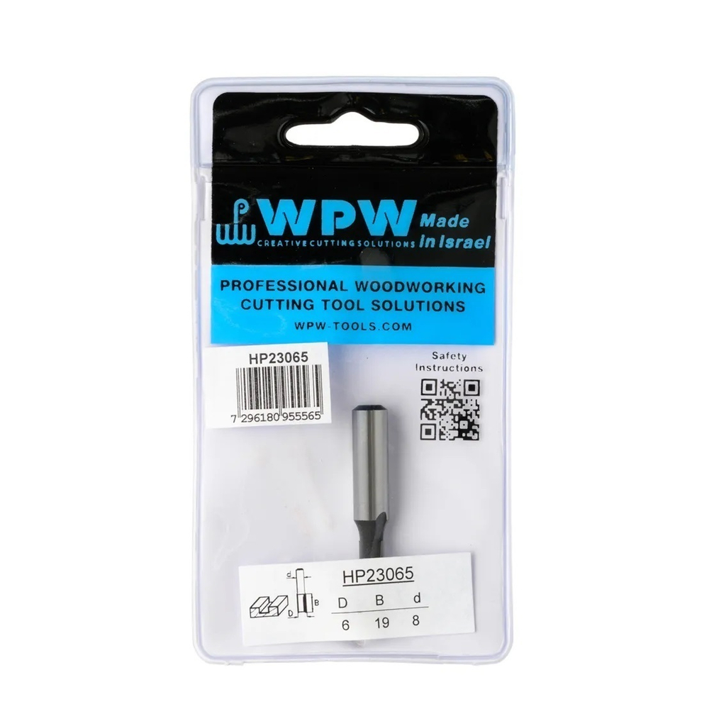 Фреза пазовая D 6 B 20 Z 2 хвостовик 8 WPW HP23065