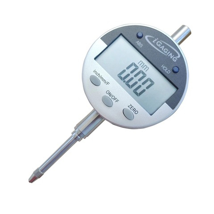 ХИТ! Индикатор ИЧП цифровой на держателе для паза T-track 0 - 25 мм, центровка диска настольной пилы, параллельный упор, биение фрезерного и сверлильного станка iGaging М00018747