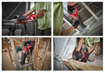 УДОБНЫЙ КОМПЛЕКТ! В кейсе M18 FSZ-502X: Сабельная пила аккумуляторная SAWZALL M18 FUEL FSZ-502X, Два Аккумулятора  M18 B5 5.0 Ач, Быстрое зарядное устройство M12-18 FC MILWAUKEE 4933478291