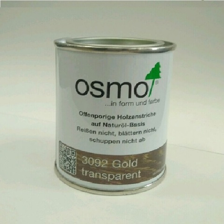 Цветное масло с твердым воском "Эффект металик" Osmo 3092 Золото 0,22 л Hartwachs-Ol Farbig слабо пигментированное для внутренних работ Osmo-3092-0.22 10300076_2