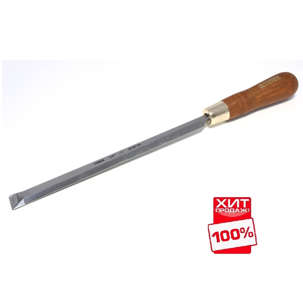 ОСЕНЬ ДЕШЕВЛЕ ХИТ! Стамеска плоская удлиненная с ручкой 19 мм Narex WOOD LINE PLUS 8132 19 813219