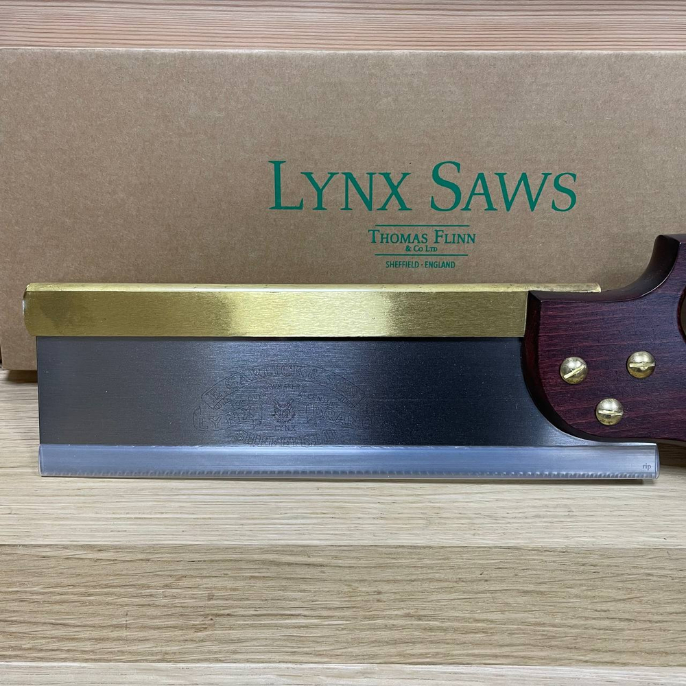 ХИТ! Английская пила столярная обушковая Garlick/Lynx Tenon Cross Cut 254 мм / 10 дюйм TF LTB10 Thomas Flinn М00005117