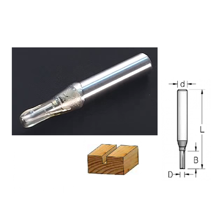 ХИТ! Фреза пазовая WPW с цельнотвердосплавной рабочей частью 3.0 x 11 x 51 x 8 P210305