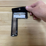 ХИТ! Угольник японский малый с упором с разметкой Matsui 100 мм 112 х 70 мм DICTUM 718635 М00018086