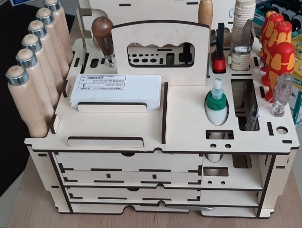Вкладыш органайзер деревянный (подходит для систейнера Festool  SYS3 M 337) ArMa-18