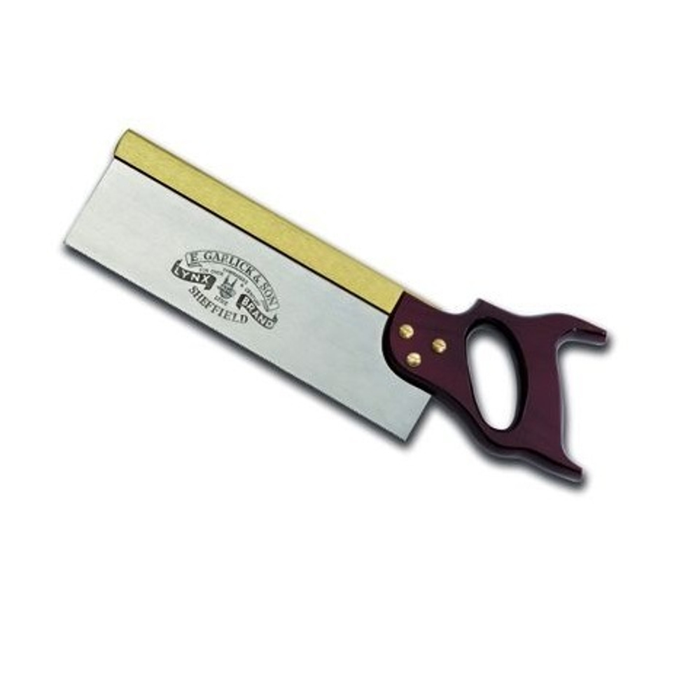 ХИТ! Английская пила столярная обушковая Garlick / Lynx Tenon RipCut 254 мм / 10 дюйм 15 tpi Thomas Flinn М00005118