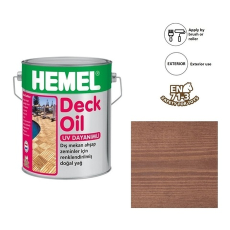 Масло для террас для наружных работ Deck Oil Cапелле, 2,5 л 3115H HEMEL 311525