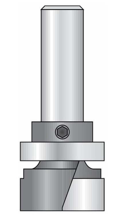 Фреза выравнивание поверхности кромки СЛЭБОВ и дна заготовок D 25,4 x 11,1 L64 хвостовик 12 DIMAR 1642149